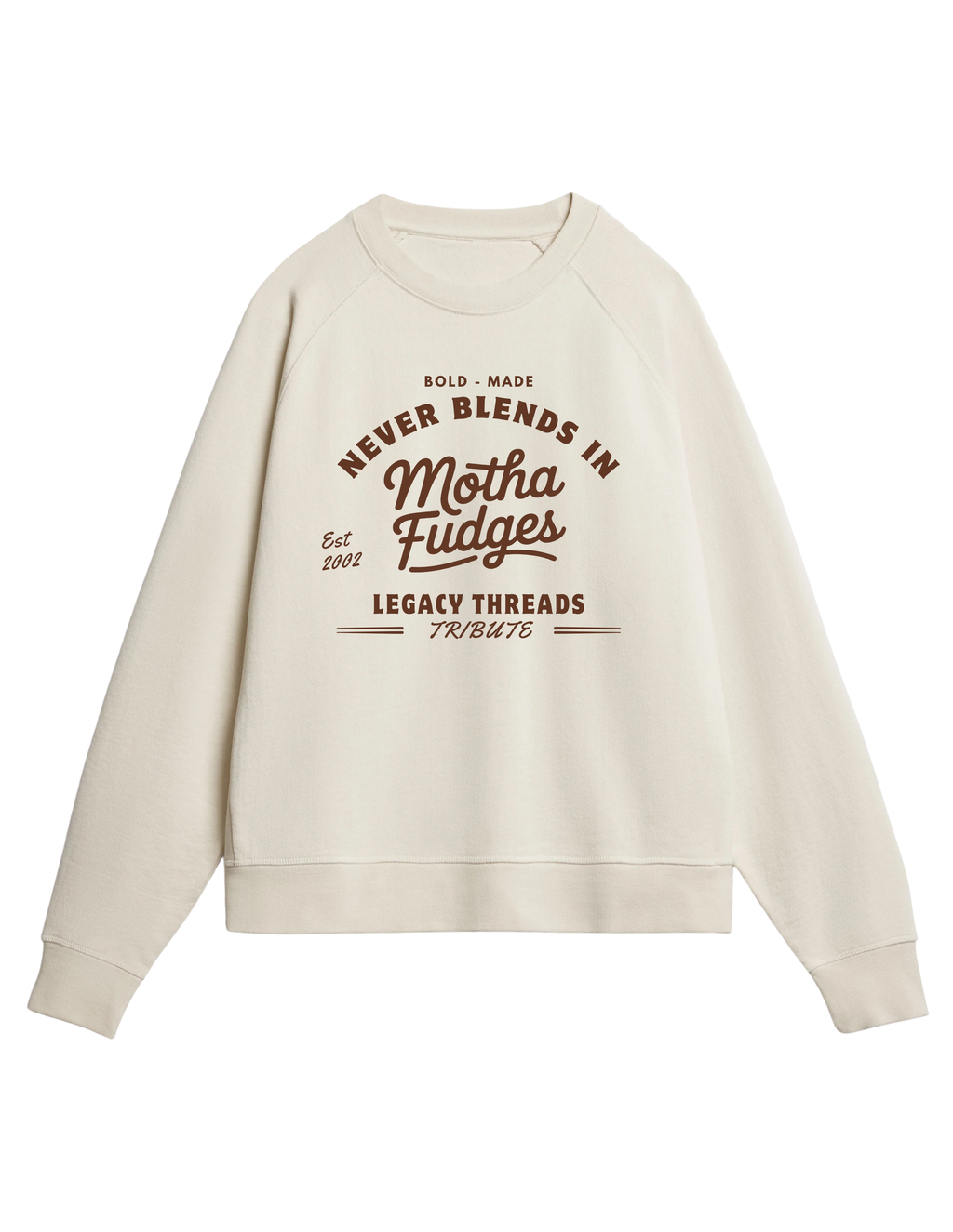 Never Blends in crewneck